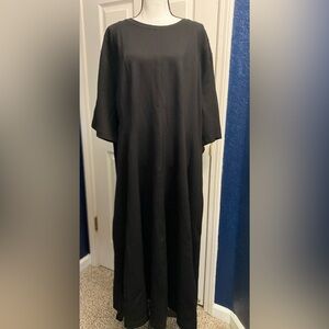 Eloquii Black Flowing Maxi Dress